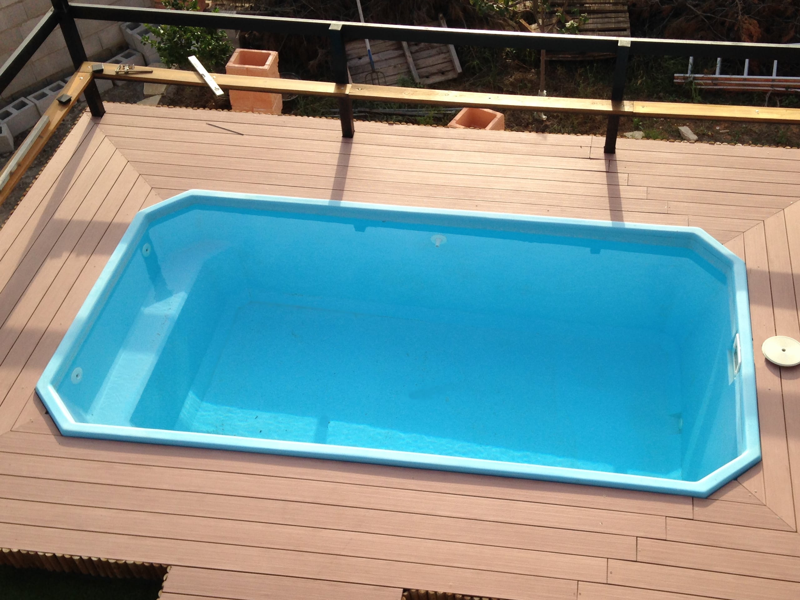 Piscina de poliester de fibra de vidrio a40 Barpool
