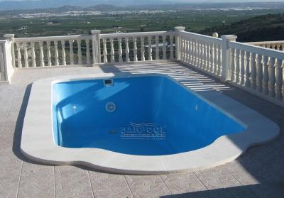Barpool Fabricación y mantenimiento de piscinas Piscinas elevadas en terreno